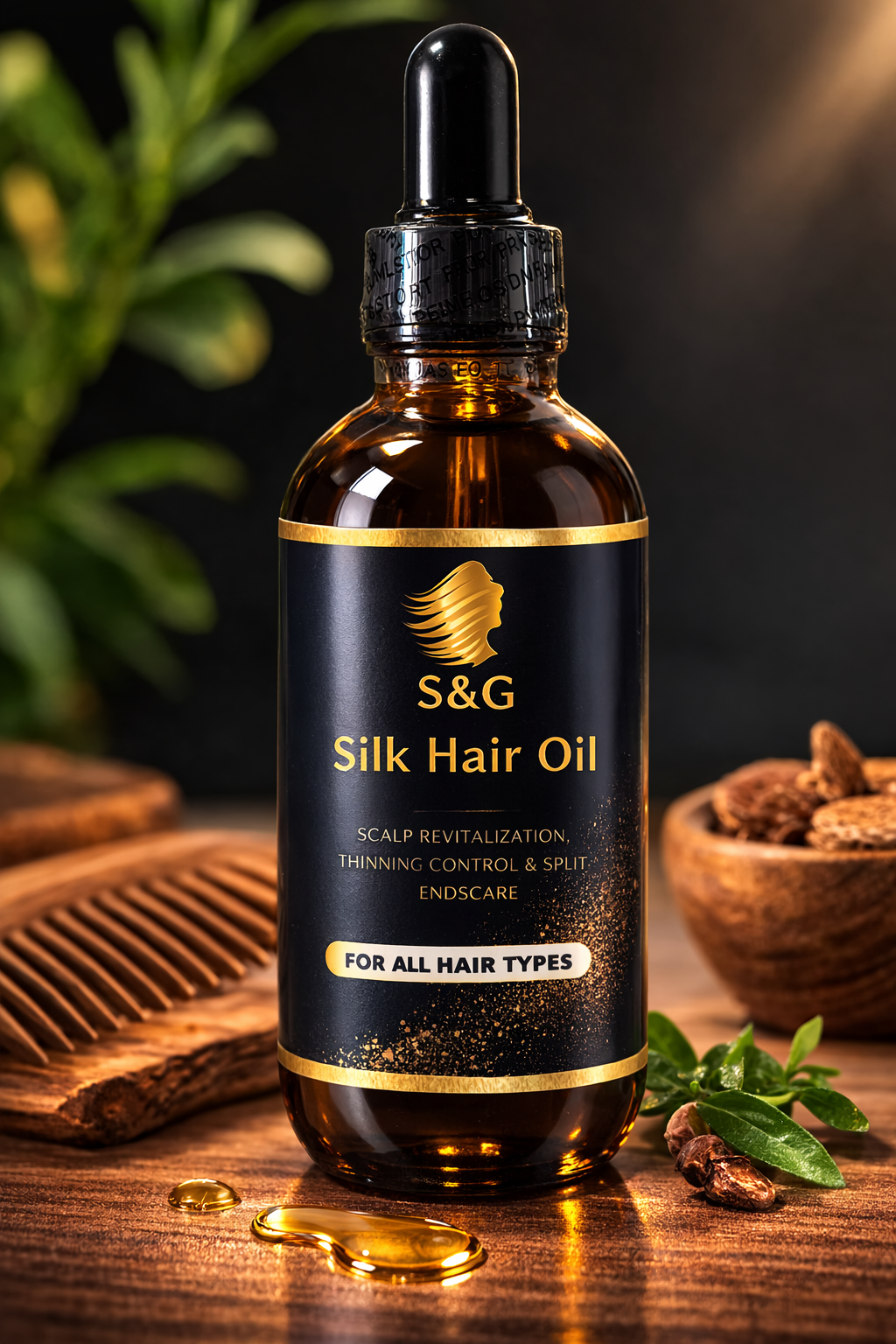 S&G SILK HAIR OIL