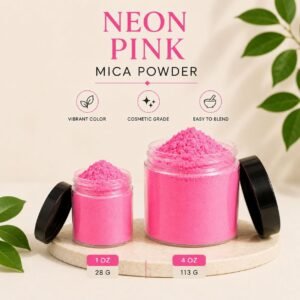 Neon Pink Mica Powder