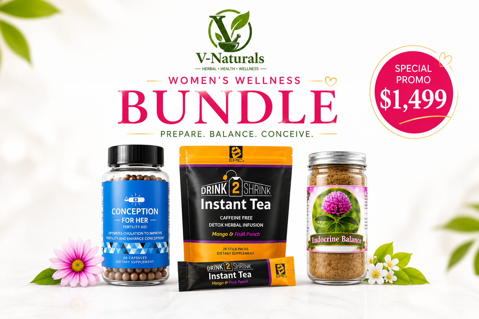 V-Naturals Women's Wellness Bundle