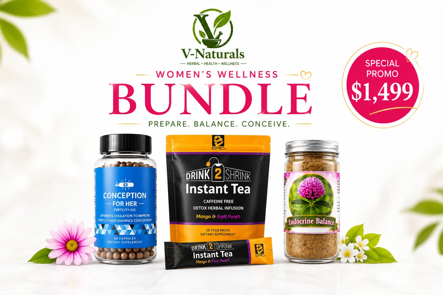 V-Naturals Women's Wellness Bundle
