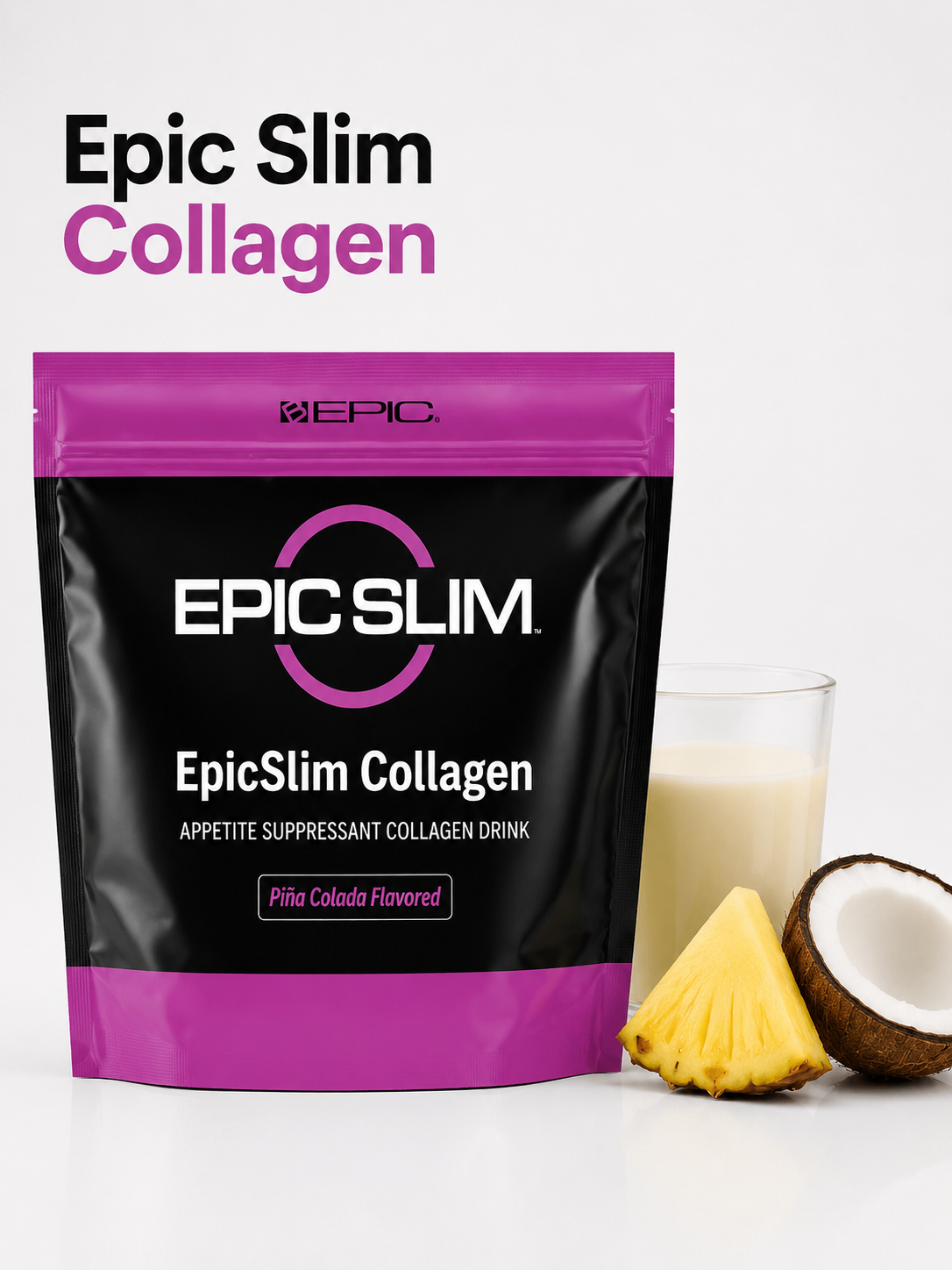 Epic Slim Collagen – Piña Colada Flavor
